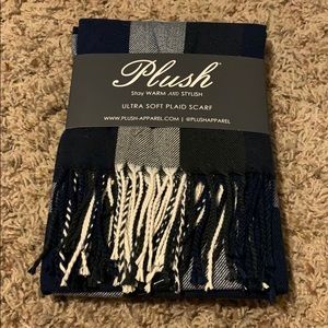 Plush Ultra Soft Plaid Scarf